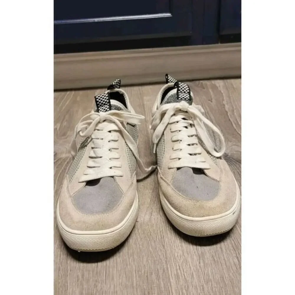 Steve‎ Madden Women's BLISS Taupe Fabric Low Top Fashion Sneakers Size 10M